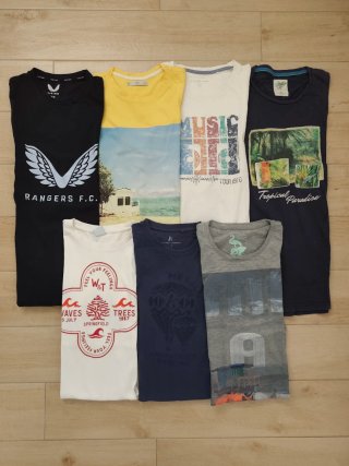 Lote 7 Camisetas Talla S