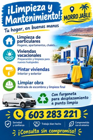 Multi servicios domésticos y vacacionales