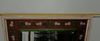 Espejo Decorativo con Bordes Pintados