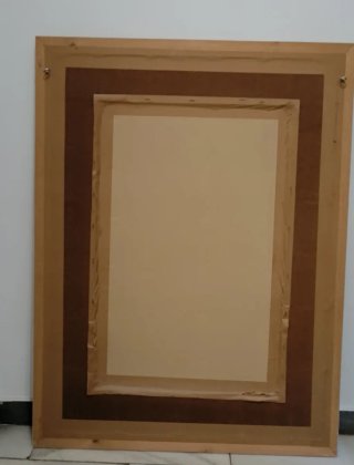 Espejo Decorativo con Bordes Pintados