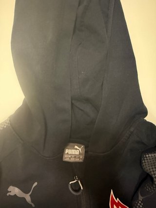 Sudadera Puma Negra con Logo
