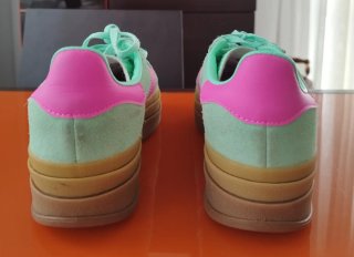 Adidas Gazelle Verde y Rosa Talla 36.5