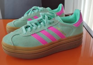 Adidas Gazelle Verde y Rosa Talla 36.5
