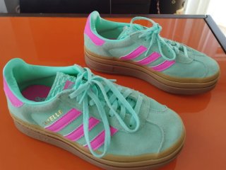 Adidas Gazelle Verde y Rosa Talla 36.5