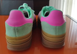 Adidas Gazelle Verde y Rosa Talla 36.5