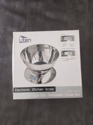 Báscula Cocina Uten Acero Inoxidable