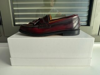 Bally 100% piel Burdeos (vino) T.41.5 (22)