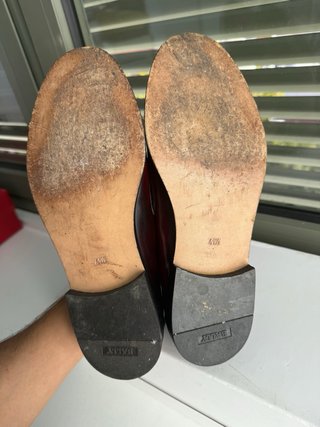 Bally 100% piel Burdeos (vino) T.41.5 (22)