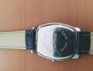 Reloj Louis Valentin Cuarzo Correa Negra