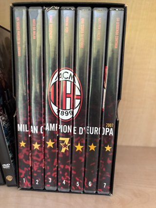 Cofanetto 7 DVD Milan Campione d'Europa