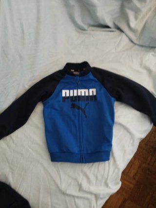 Chándal Puma Minicats Azul y Negro 2A