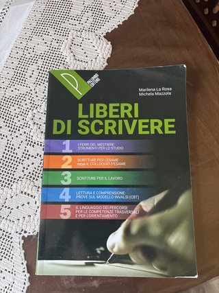 Vendo libricino di italiano