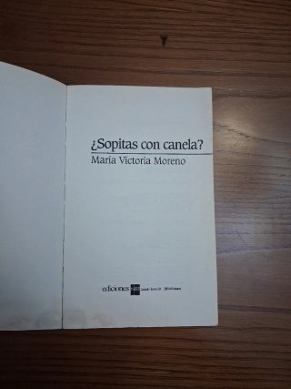 Libro ¿Sopitas con canela?