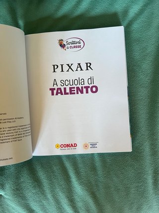 Libro pixar a scuola di talento