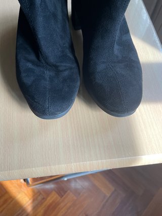 Botines ante negro mujer Talla 38