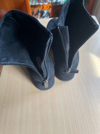 Botines ante negro mujer Talla 38