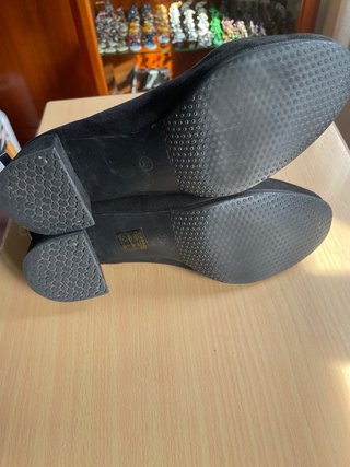 Botines ante negro mujer Talla 38