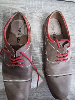 Zapatos Top Staka Marrones y Rojos