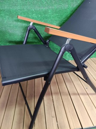 Costway Juego de 2 sillas de jardín con respaldo
