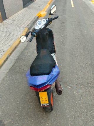 Peugeot Speedfight Ciclomotor Azul/Naranja