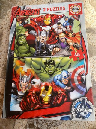 Set de 2 Puzzles Marvel Avengers Educa