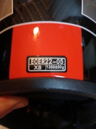 Casco LS2 Negro Rojo