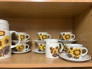 Juego Tazas Café con Jarra y Azucarero
