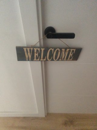 Cartel Vintage Welcome de Madera