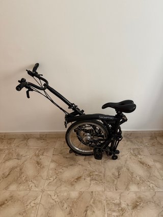 Bicicleta plegable Brompton M6L All Black