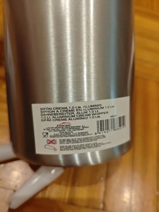 Sifón de Crema Lacor 1 Litro