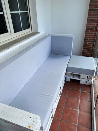 Sofá de Palets Blanco