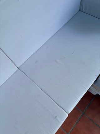 Sofá de Palets Blanco