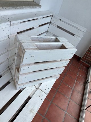 Sofá de Palets Blanco