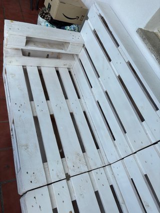 Sofá de Palets Blanco