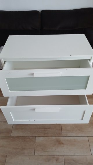 Cómoda IKEA BRIMNES 3 cajones blanca