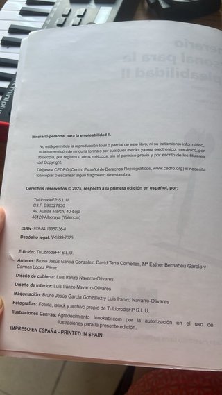 Libro Fp Itinerario Personal empleabilidad II