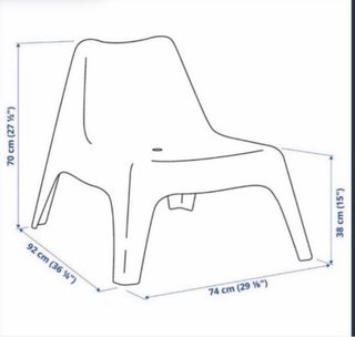 Sillón PS Vago Ikea Negro