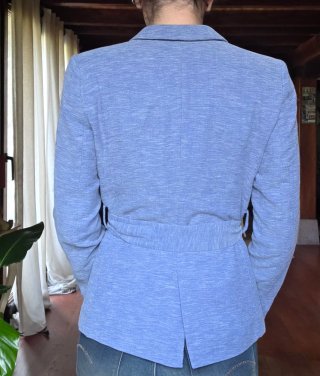 Blazer Mango azul claro