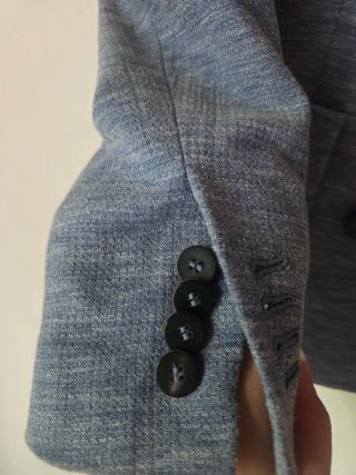 Blazer Mango azul claro