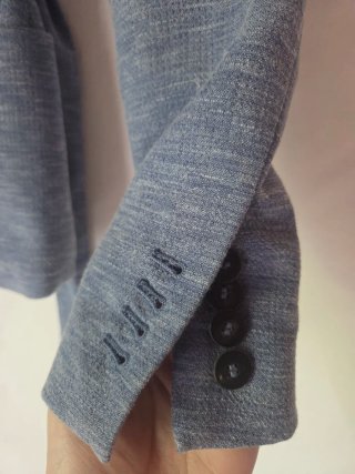 Blazer Mango azul claro
