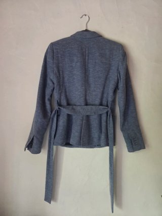 Blazer Mango azul claro