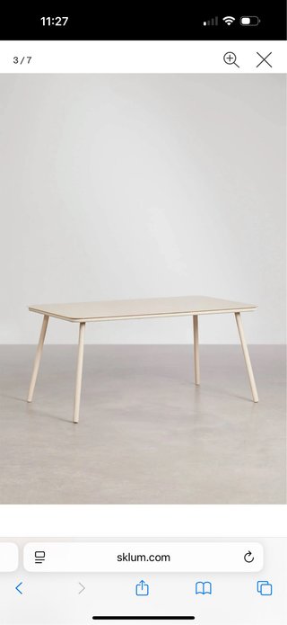 Mesa de jardín rectangular 160x90 cristal