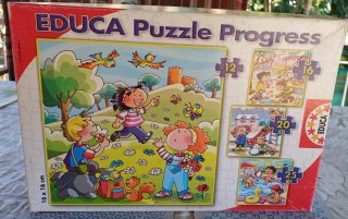 Set de 3 puzzles para niños de 5-6 años.