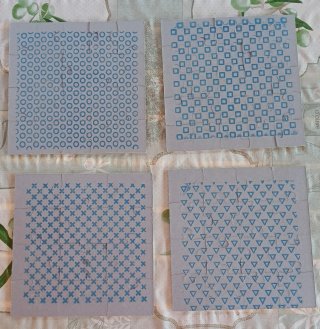Set de 3 puzzles para niños de 5-6 años.