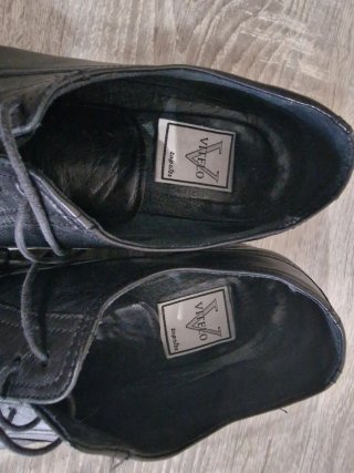 Zapatos de vestir de piel negro