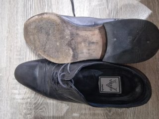 Zapatos de vestir de piel negro