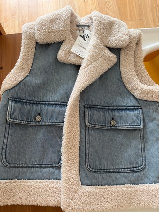 Chaleco vaquero Zara forrado NUEVO