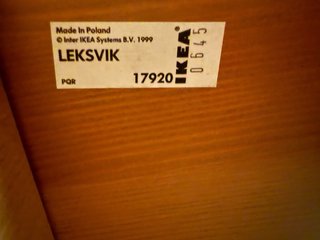 Mueble esquinero IKEA LEKSVIK