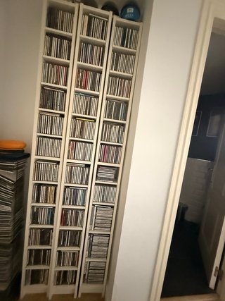 Estantería IKEA para CDs Blanca