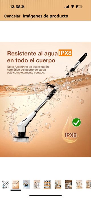 Cepillo Eléctrico de Limpieza con 9 Cabezales Inte